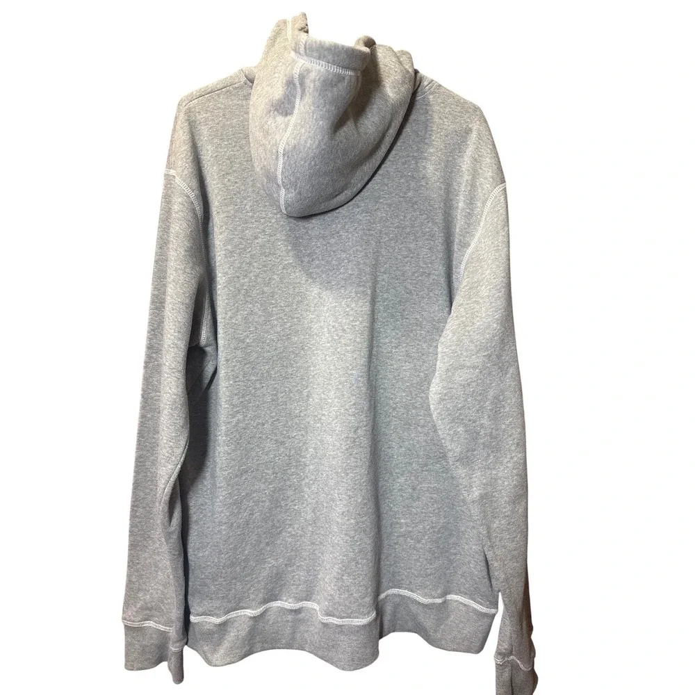 True Religion Gray Zip Up Hooded Sweatshirt Size‎ XXL